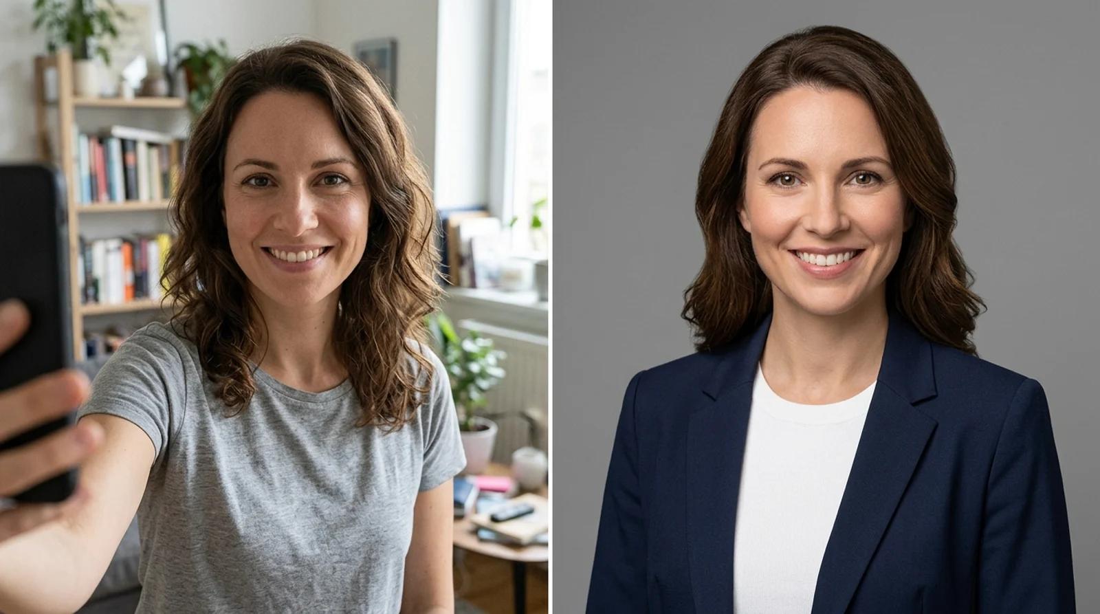 How to Make a Professional Headshot From a Selfie With AI (Free, No Photographer) How to Make a Professional Headshot From a Selfie With AI (Free, No Photographer)