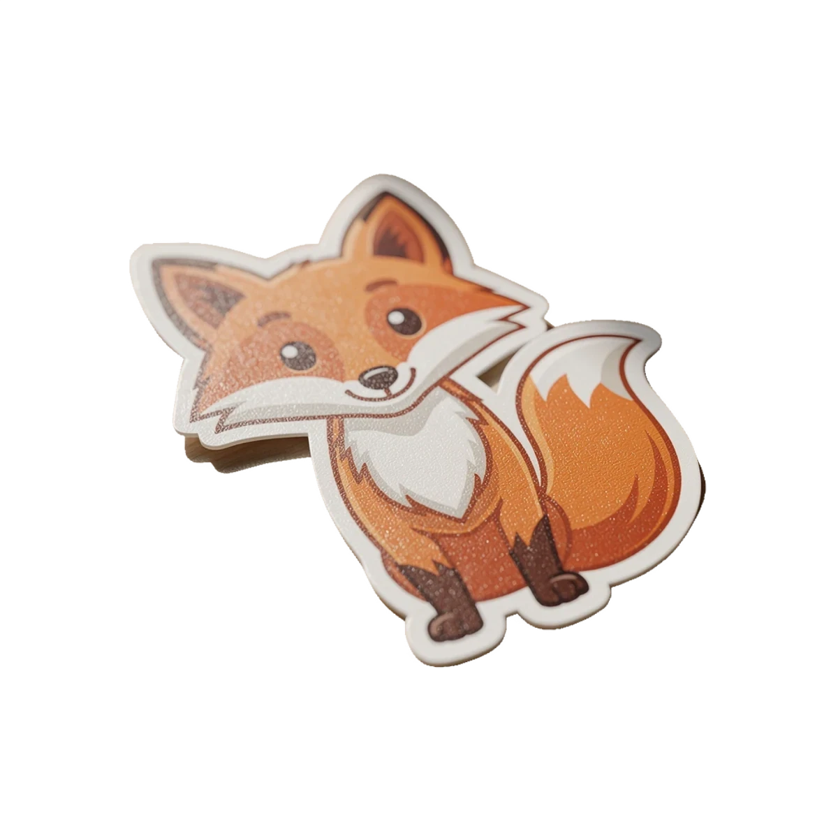 Sticker cut out on transparency