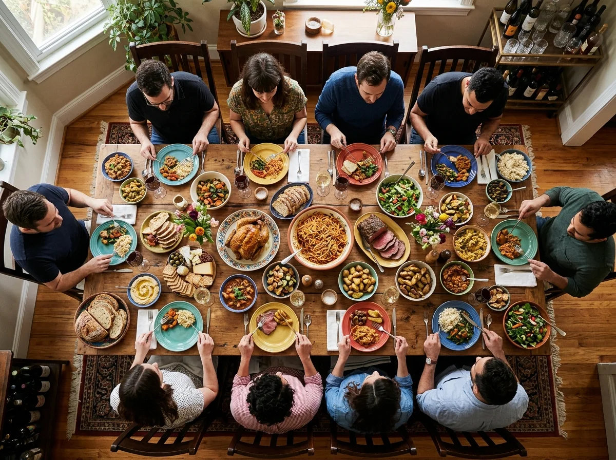 The table photo extended wider