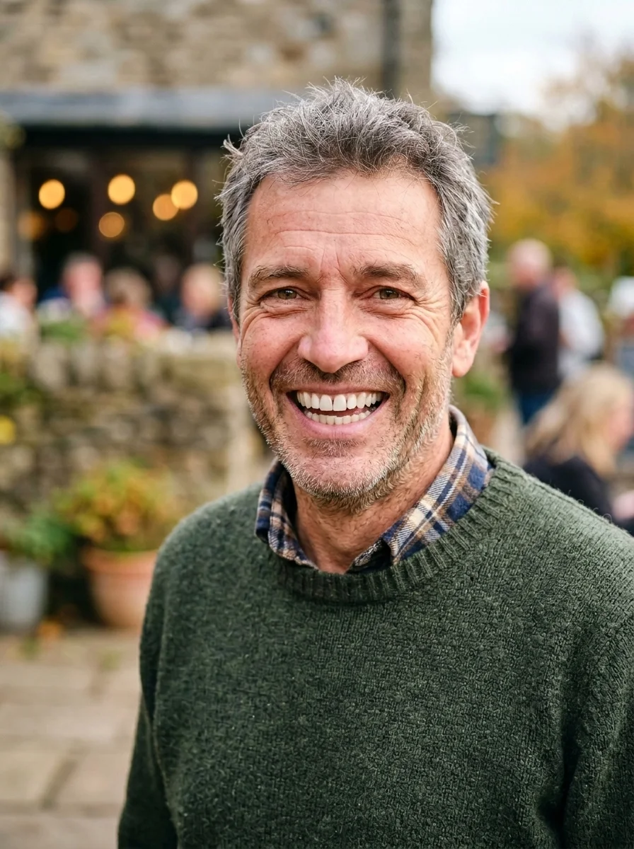 The man with a whiter smile
