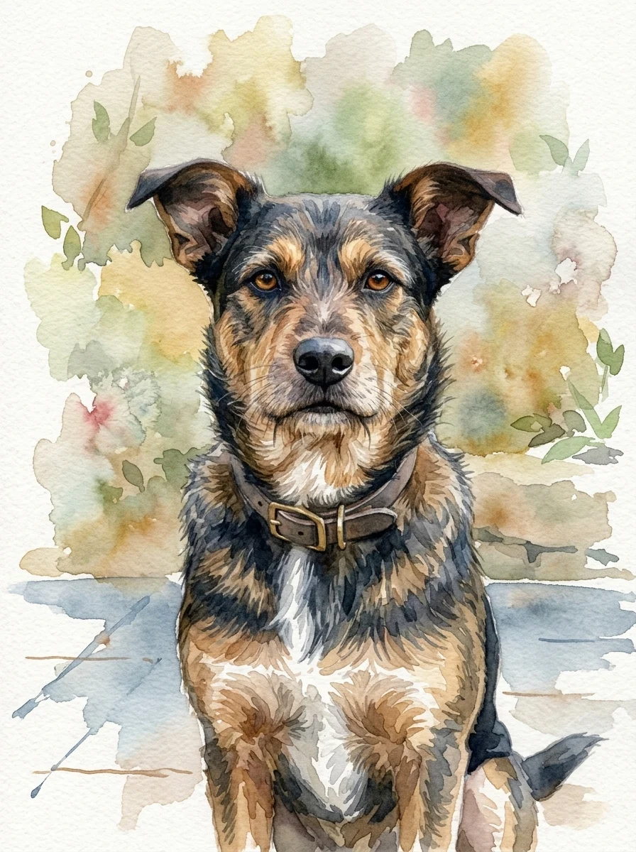 Free AI Pet Portrait Generator demo after