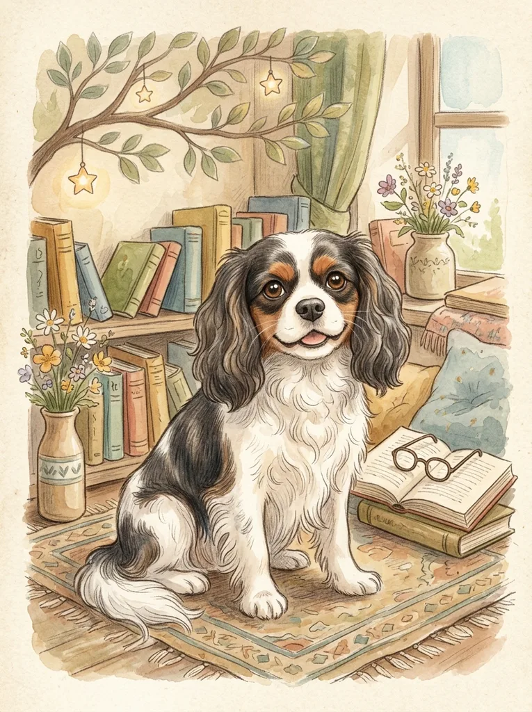 Storybook AI pet portrait example