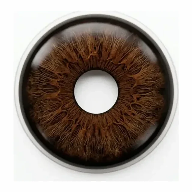 Brown iris color sample
