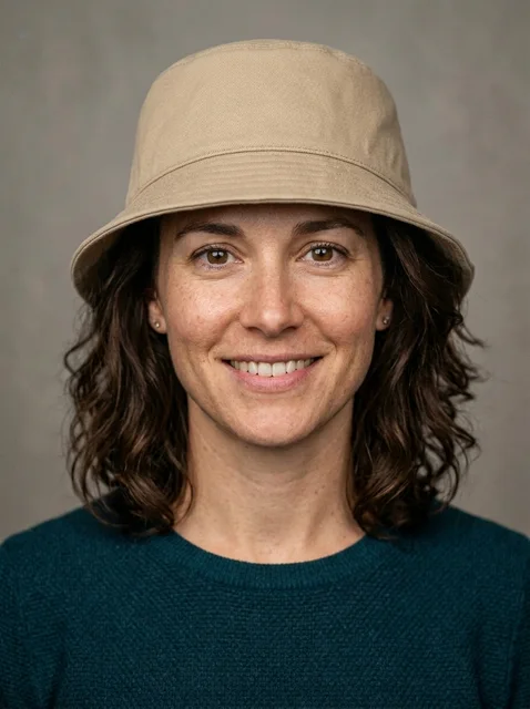 Bucket hat try-on result