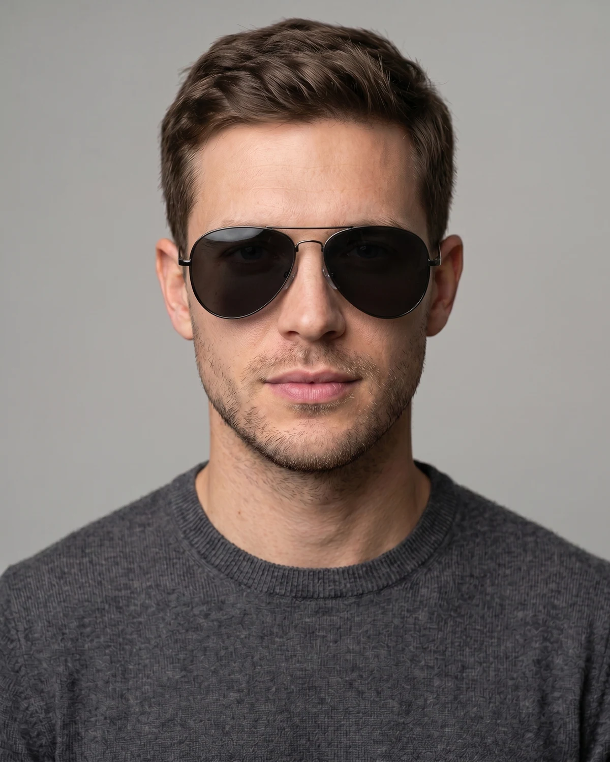 Aviator AI Virtual Try On Sunglasses result