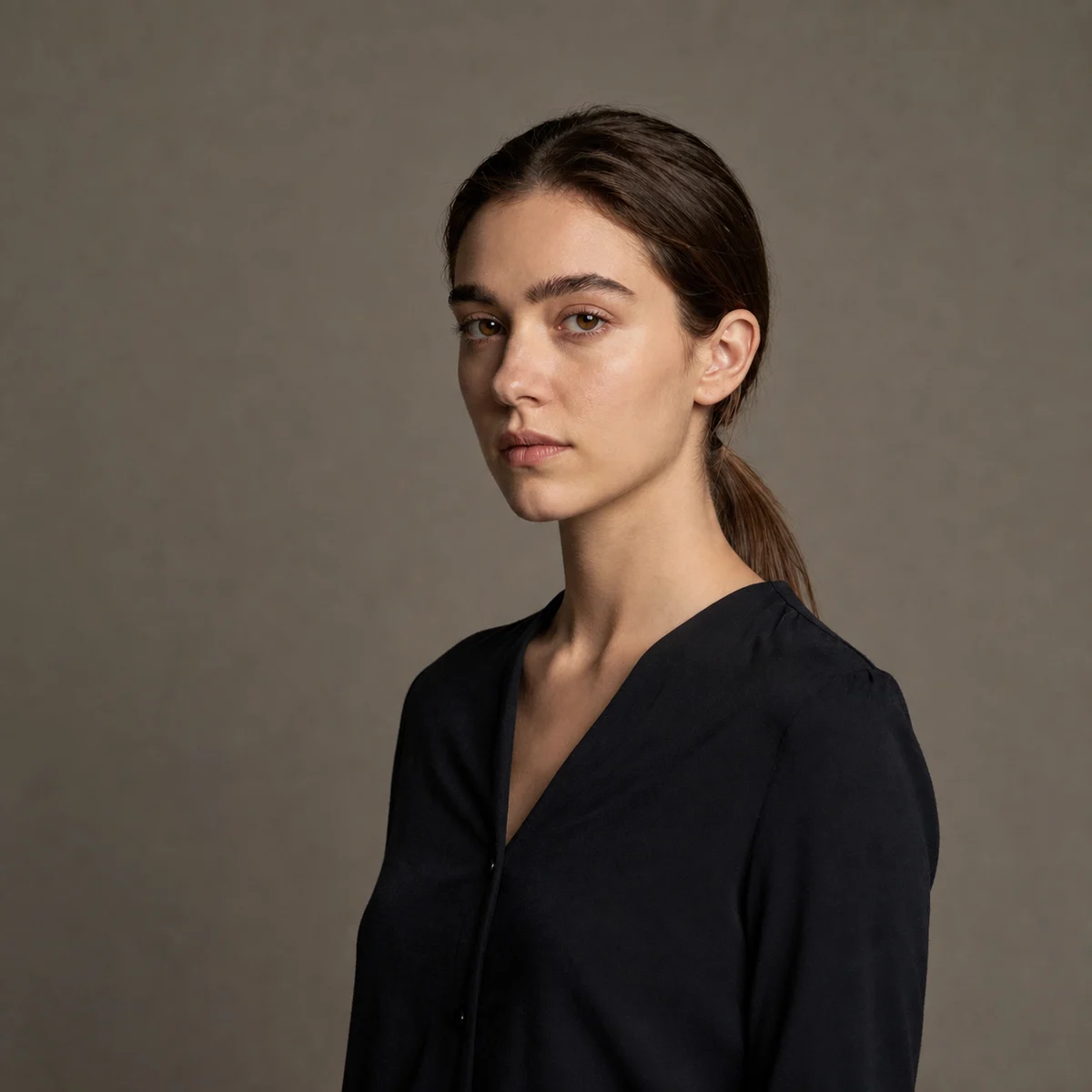 Studio portrait look