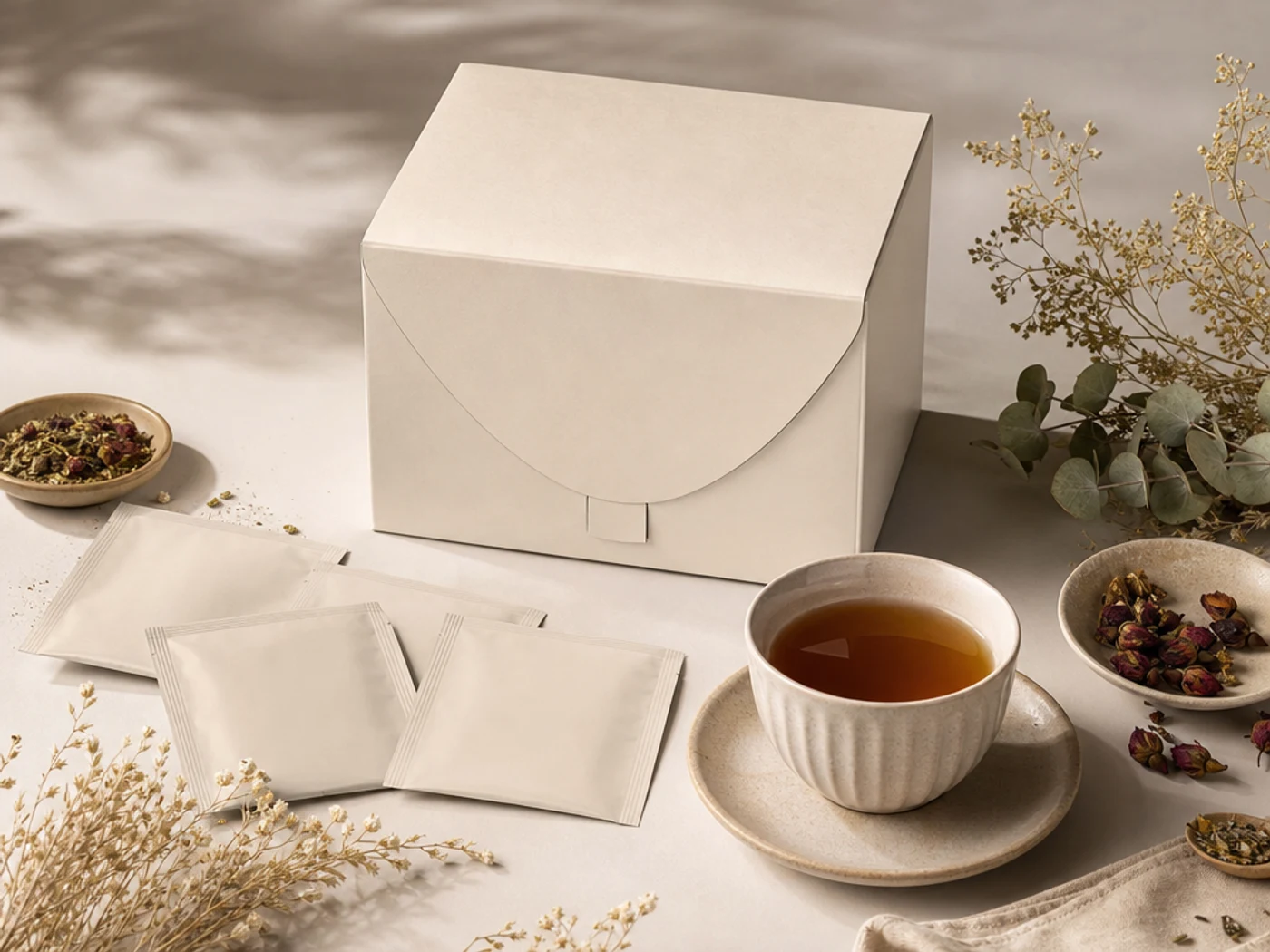 Photorealistic Inkfox AI max packaging launch mockup campaign example,