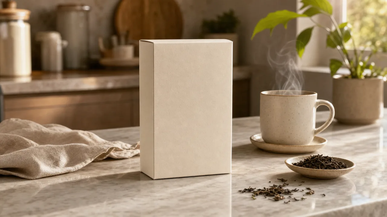 Realistic kitchen product scene for image to video camera movement workflow
